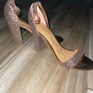 Brand new rose gold heels